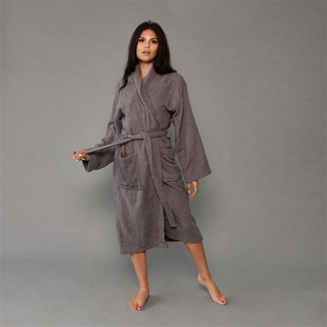Brentfords Luxury Cotton Bath Robe Terry Towel Soft Dressing Gown Unisex Ebay