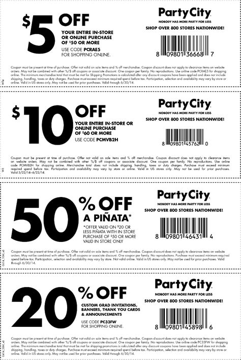 You can use google or facebook if that's how you signed up. Party City Deal! | Party city, Party printables free, Free ...