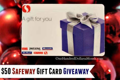 No fees for the first 6 months after card registration. Giveaway Roundup: $50 Safeway Gift Card, T5 Grow Lights ...