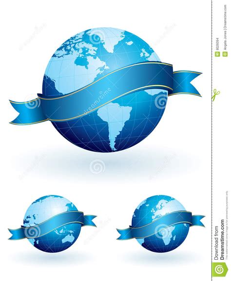 I also like to adjust my margins to 0.5 all the way around. World Globes With Banners Stock Images - Image: 8026094