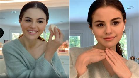 Watch Selena Gomezs 10 Minute Rare Beauty Makeup Routine Video Allure