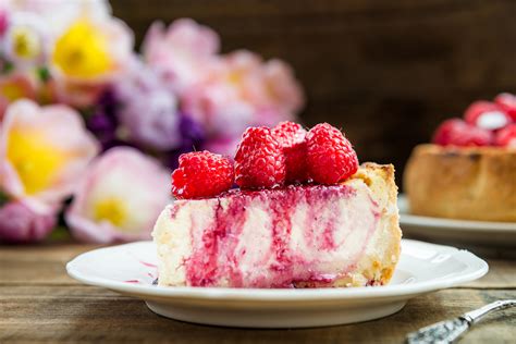 Remove cheesecake and check the cheesecake to see if the middle is set. Raspberry Cheesecake | Bishop's Orchards