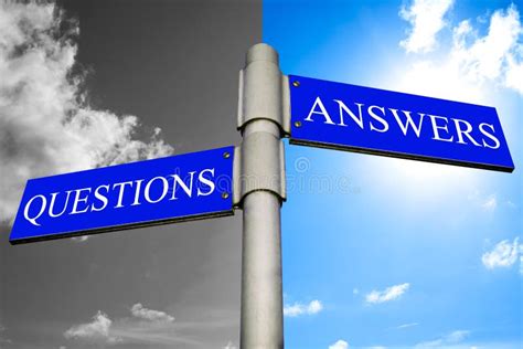 Questions And Answers Stock Image Image Of Light Frequently 44989475