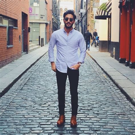 20 Outfit Ideas To Wear Black Pants With Brown Shoes For Men
