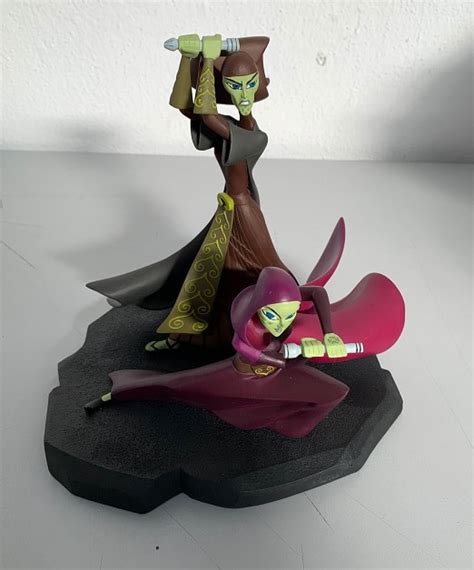 Barriss Offee And Luminara Unduli Animated Statue Star Wars Clone Wars Gentle Giant