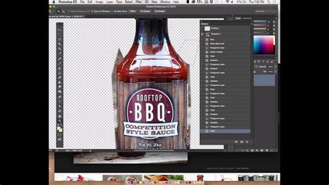 Adobe Photoshop Part 1 Wrap Package Design Around Bottle Youtube