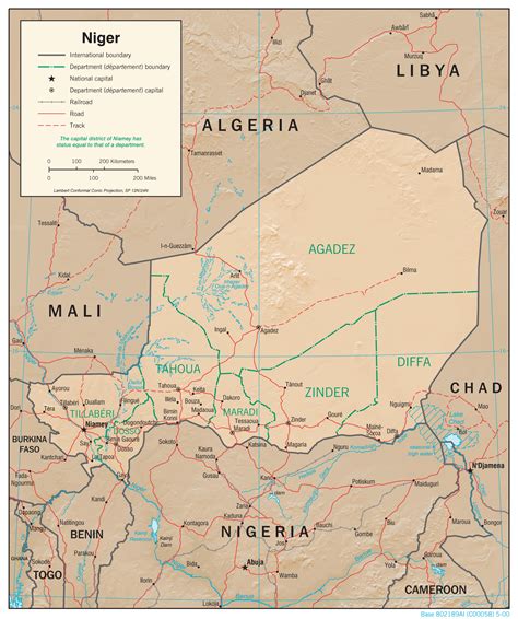 Niger Maps Perry Castañeda Map Collection Ut Library Online