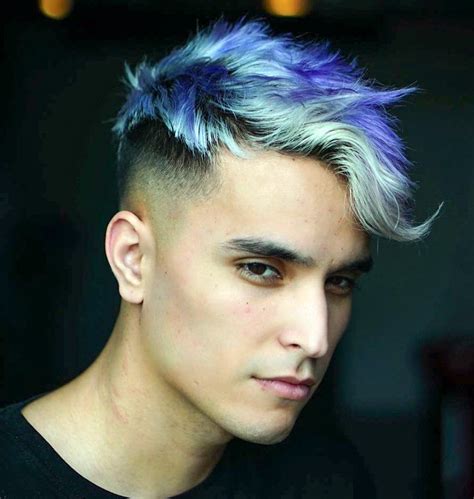 Male Half And Half Hair Color 226688 Mens Half And Half Dyed Hair
