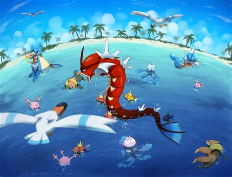 Beach Playremake By Ladymurkrow On Deviantart Water Pokémon