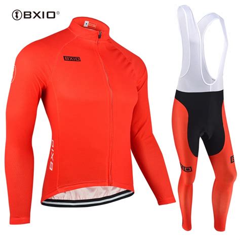 Bxio Invierno Maillot Ciclismo Hombres Red Winter Cycling Sets Thermal Fleece Bike Clothing Long
