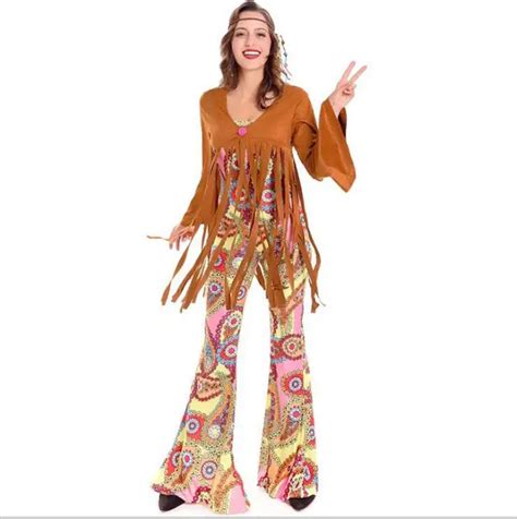 Free Shipping 2017 Women S Peace Love Hippie Costume M Xl On Alibaba Group