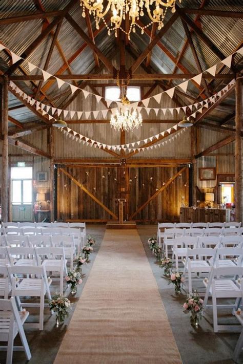 30 Romantic Indoor Barn Wedding Decor Ideas With Lights #2469521 - Weddbook