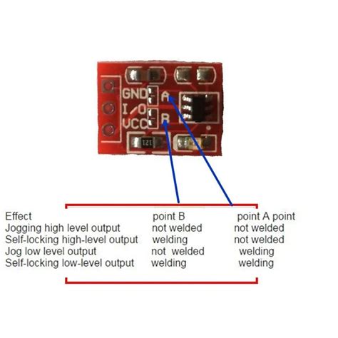 Ttp223 Touch Key Switch Sensor Module Touch Button Capacitive Switches