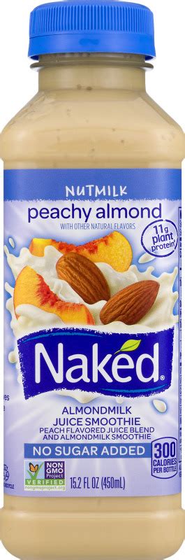 Naked Almondmilk Juice Smoothie Nutmilk Peachy Almond Naked Customers Reviews