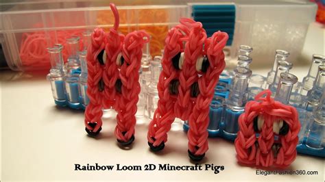 Selecting a pattern or using a banner pattern on the list shows the preview of the banner after applying, if a dye is present. Rainbow Loom Minecraft Pig 2D Figure charm - YouTube