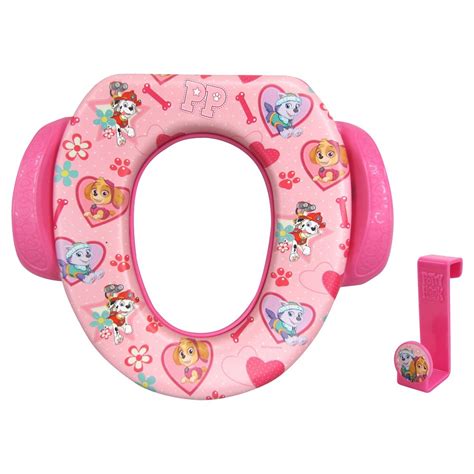 Nickelodeon Paw Patrol Skye And Everest Soft Potty Seat With Potty Hook