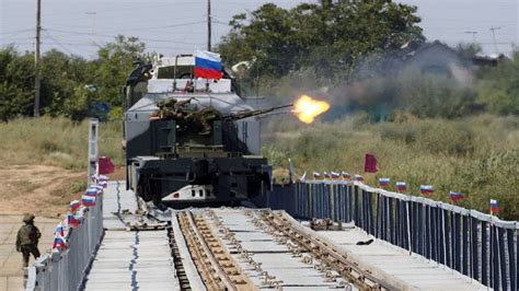 El Ejército Ruso Moviliza Un Tren Blindado Para Ayudar En La Lucha