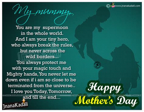 A mother is she who can take the place of all others but whose place no. Heart Touching Mothers Day Quotes Wallpapers In English ...