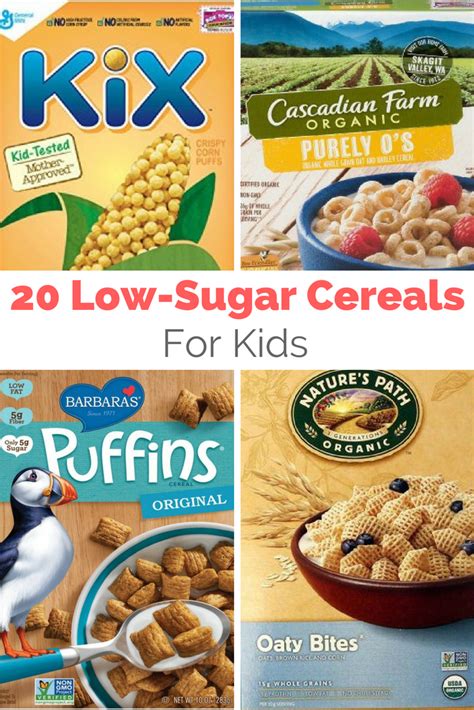 The 20 Best Healthy Cereals For Kids Healthy Cereal For Kids Low