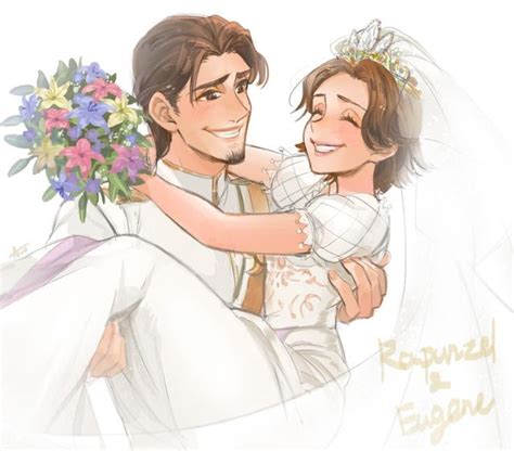 Eugene And Rapunzels Wedding Fan Art Disney Fanart Disneyfanart