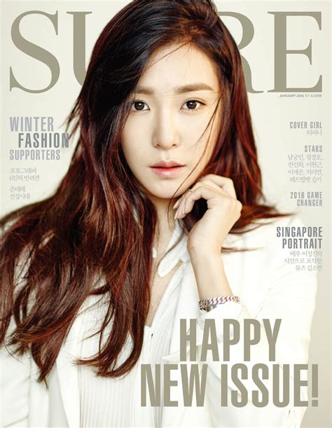 Twenty2 Blog Girls Generation S Tiffany On The Cover Of Sure January 2016 Fashion And Beauty
