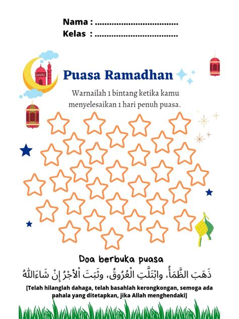 Lembar Puasa Ramadhan Pdf