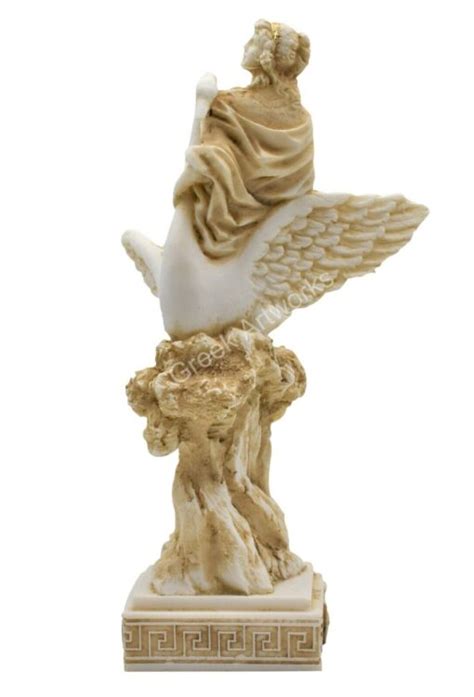 Aphrodite And Swan Greek Goddess Venus Statue Handmade Sculpture Figure 9