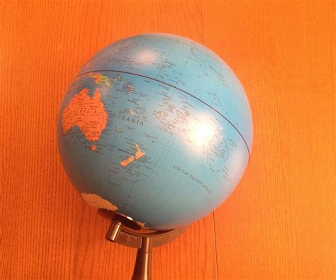 Earth Globe Rotating With Arduino Or Raspberry Pi Controlled Stepper
