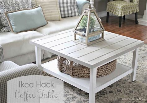 Beautiful ikea vejmon beech effect oval coffee table for. DIY Ikea Inspired Coffee Table - KnockOffDecor.com