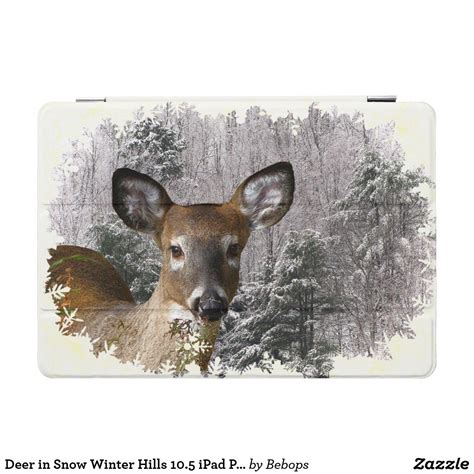 Deer In Snow Winter Hills 105 Ipad Pro Case Ipad Pro