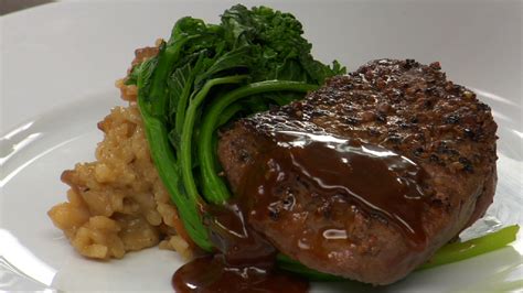 This elegant, simple preparation for beef tenderloin is a classic. Beef Tenderloin w/ Peppercorn Sauce | Steak au Poivre ...