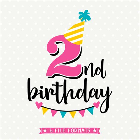 2nd Birthday Clip Art 20 Free Cliparts Download Images On Clipground 2023