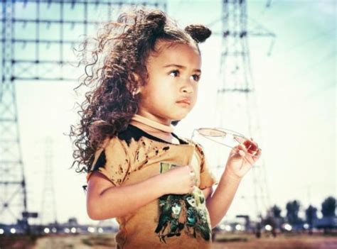 Chris Brown Daughter Royalty Appears To Have Kicked Off Her Modelling