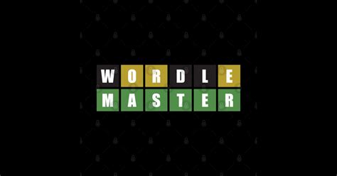 Wordle Master Wordle Style Wordle Master Sticker Teepublic