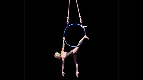 Aerial Hoop Performance By Dallas From Sensory Circus Youtube