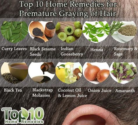 Home Remedies For Premature Graying Of Hair Top 10 Home