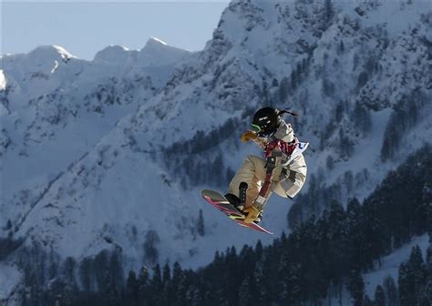 Taking Off — Karly Shorr Usa During Ladies Slopestyle Qualification