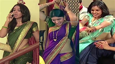 Hindi Tv Serial Actress Hot Saree Midriff Show Video Compilation