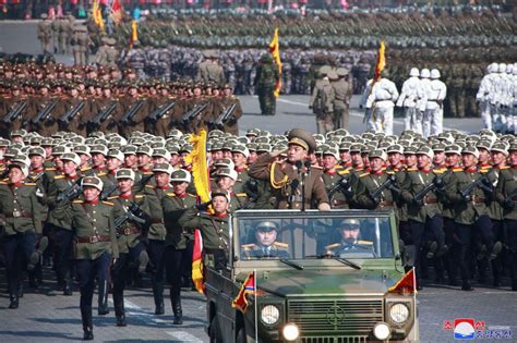Nkorea Celebrates Army Anniversary With Military Parade Photos
