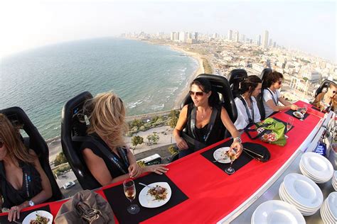 Dinner In The Sky Is A Pop Up Restaurant That Is Suspended 150 Feet