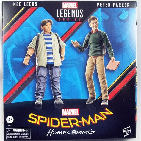Marvel Legends Ned Leeds And Peter Parker Spider Man Homecoming
