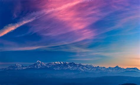 3840x2160 Sky Mountains Fog Sunset 5k 4k Hd 4k Wallpapers Images