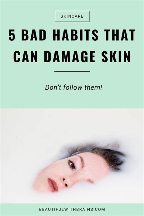 Learn 5 Bad Skincare Habits That Can Damage Skin So You Can Stop Doing