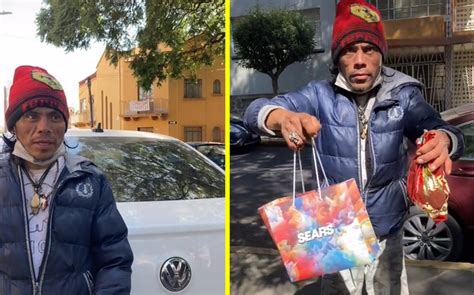 Hombre festeja cumpleaños en la calle con sus perritos Telediario México