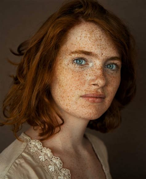 Serotoninundopamin “model Madeleine Villeminot Photographer Andrea Rose ” Red Hair Freckles