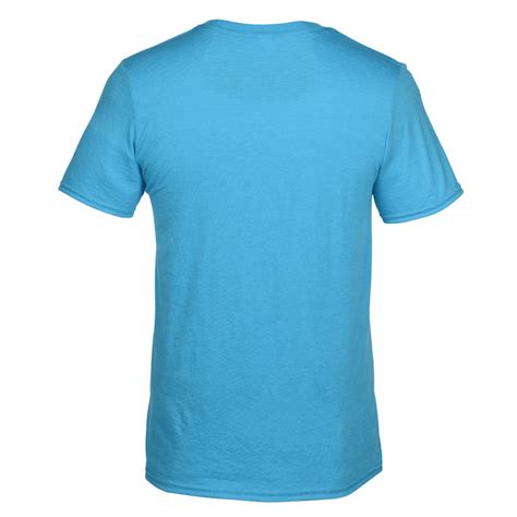 Gildan Tri Blend T Shirt Mens Colors Embroidered 147319 M C E
