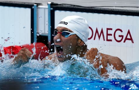 olympics tunisia s ahmed hafnaoui wins stunning swimming gold in tokyo