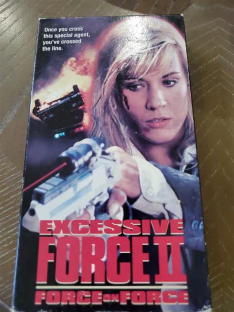 Excessive Force 2 Force On Force Vhs Vcr Tape Movie Stacie Randall New Line 999 Picclick