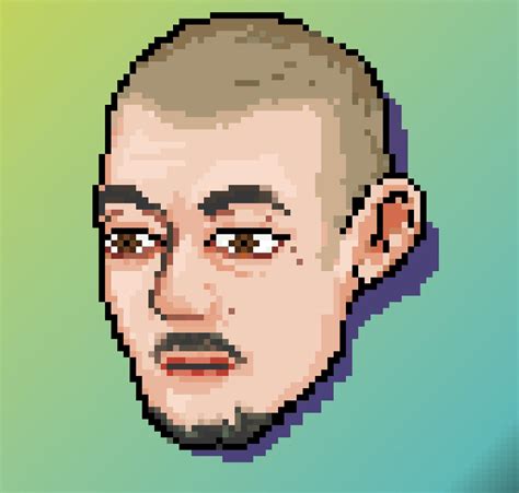 I Will Draw You A Digital Portrait In Pixel Art Style Starting From