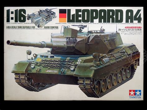 Tamiya Vintage RC West German Tank Leopard A RT RCT For Radio